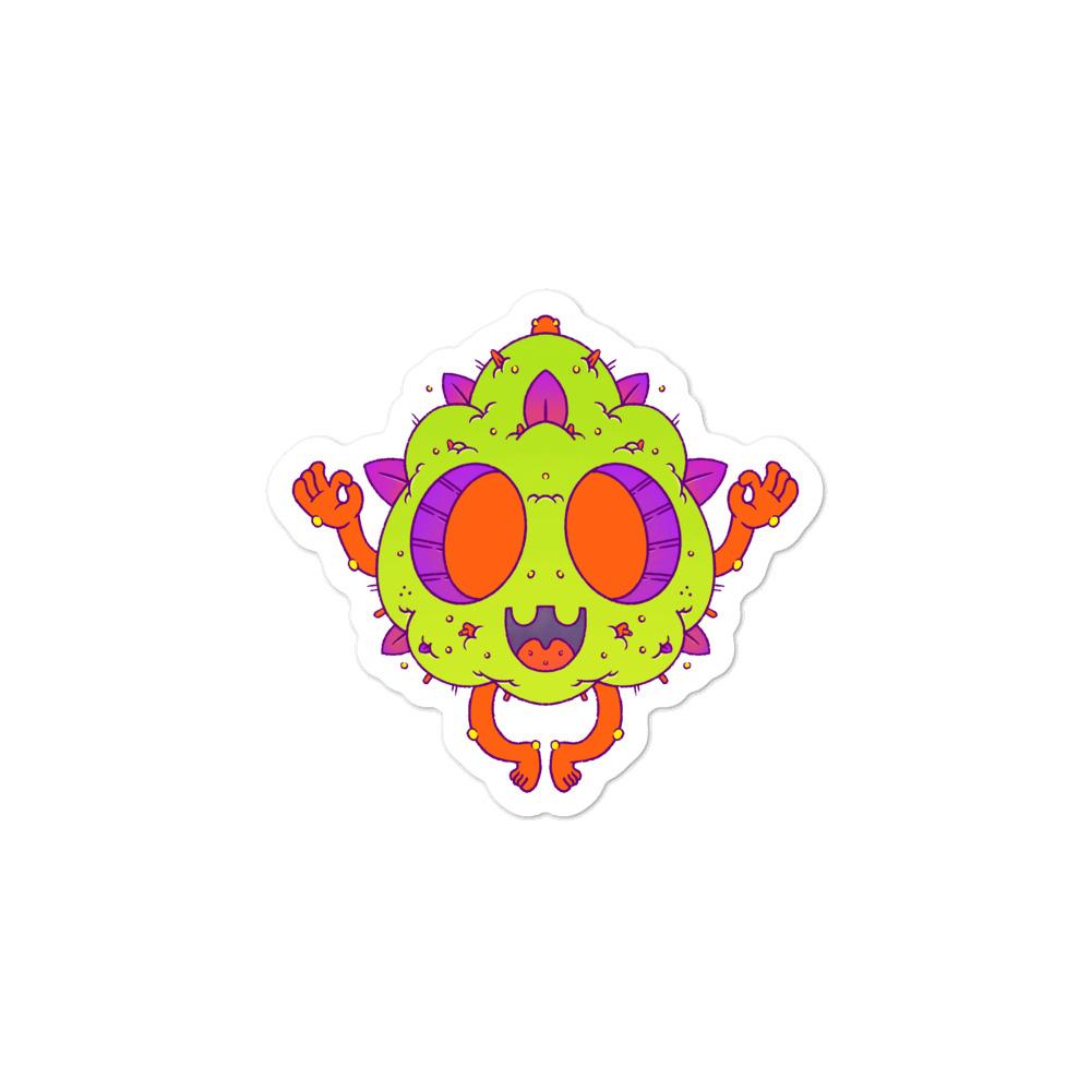 3x3 Galactic Budz Galactic Bud Sticker - Galactic Budz
