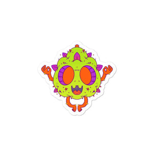 3x3 Galactic Budz Galactic Bud Sticker - Galactic Budz