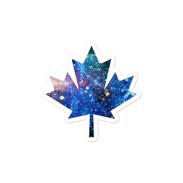 3x3 Galactic Budz sticker Galactic Leaf - Galactic Budz